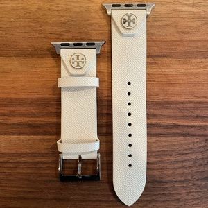 Tory Burch The Studs Leather Watch Strap